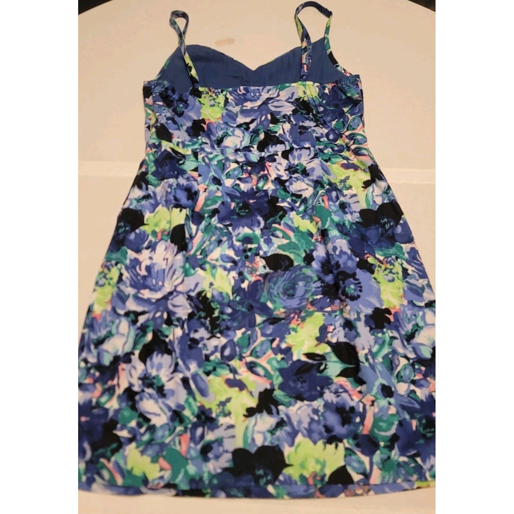 Jack by BB Dakota Floral Dress Medium 100% Cotton Pockets Fit & Flare Sundress - Picture 5 of 15